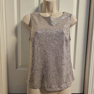 Tullea Lame Shiny Top